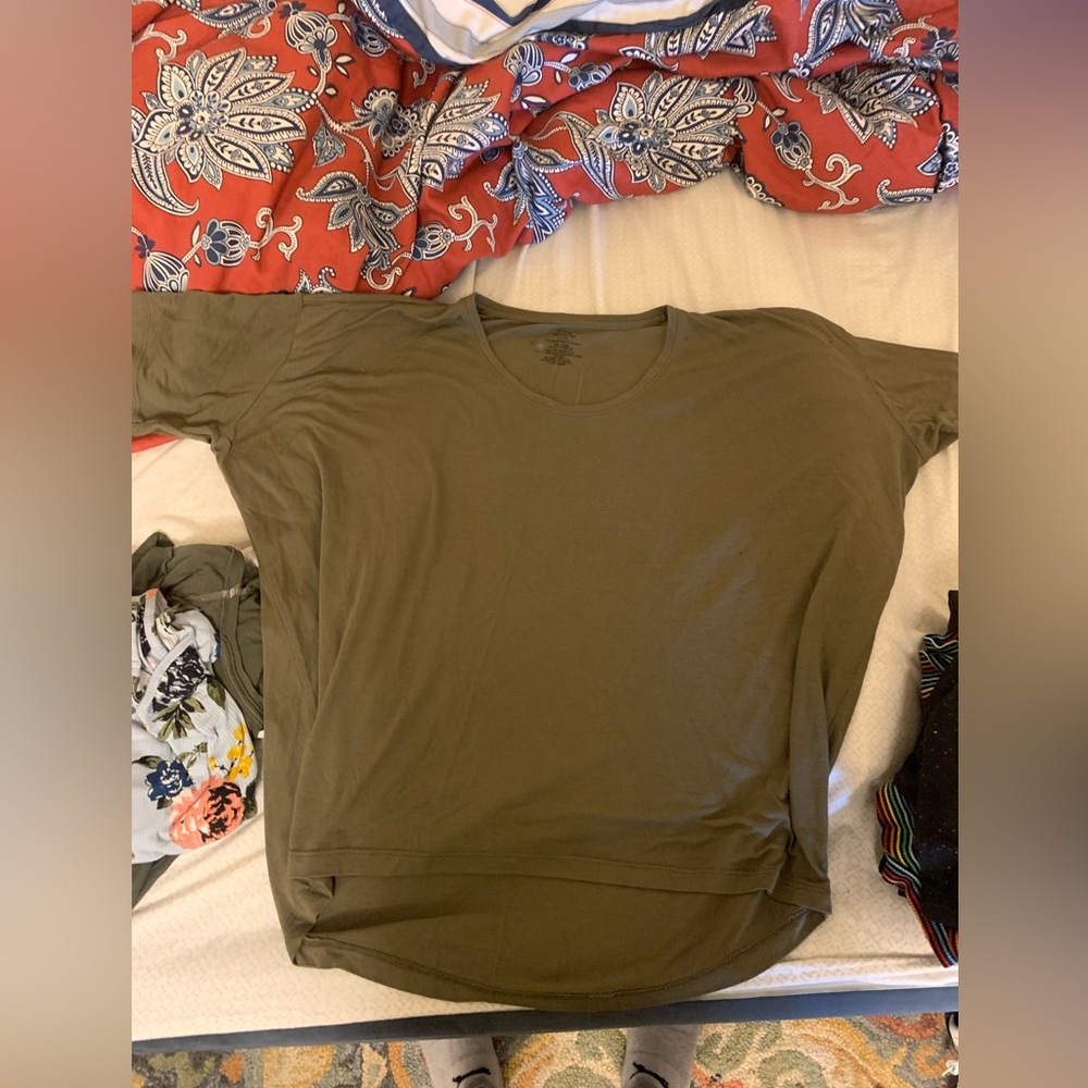 Green shirt